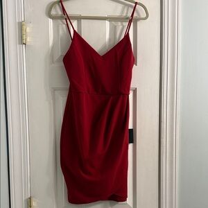 Lulu's Red Mini Cocktail Dress